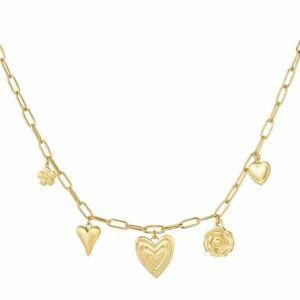 Heartfelt charms ketting