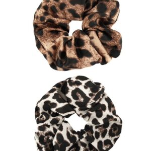 Tiger Print Scrunchies