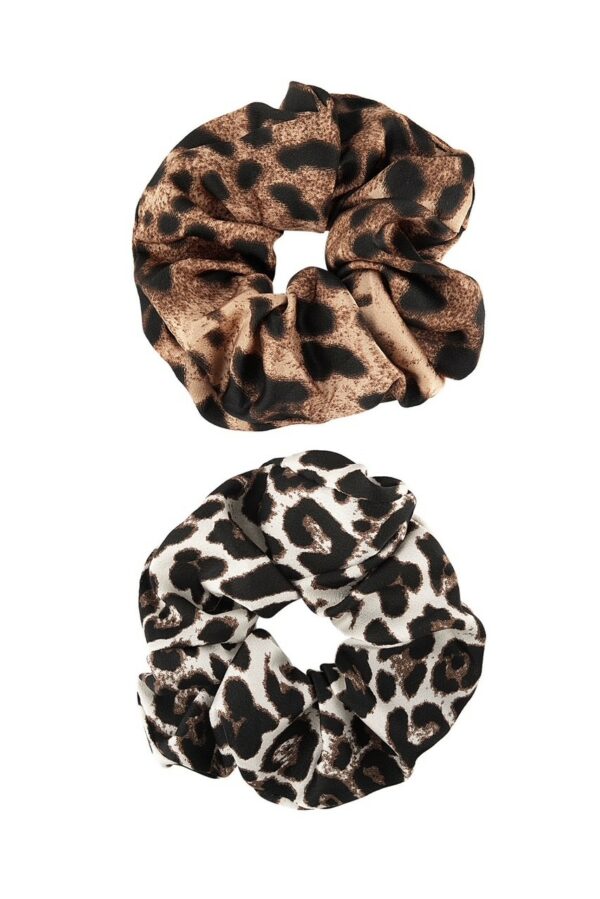 Tiger Print Scrunchies