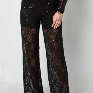 Lace broek met glitters