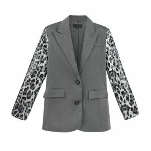 Leopard blazer