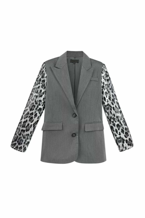 Leopard blazer